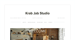 Desktop Screenshot of krabjabstudio.com